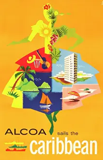 The Kiki Werth Poster Collection: Poster, Alcoa cruises to the Caribbean