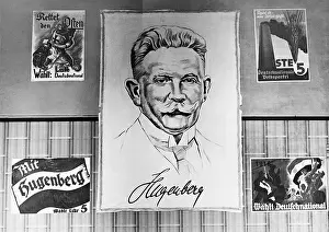 Hugenberg: Poster of Alfred Hugenberg, 1932