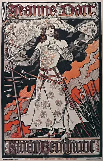 Hagiography: Poster announcing the performance of Joan of