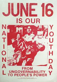 Hector: Poster- anti apartheid, struggle days, Soweto Uprising