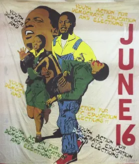 Hector: Poster- anti apartheid, struggle days, Soweto Uprising