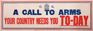 World War One: Poster, A Call to Arms