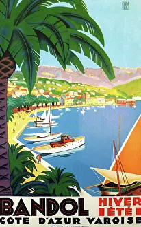 Broders: Poster, Bandol, Cote d'Azur, Varoise