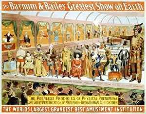 Peerless: Poster for The Barnum and Bailey circus, ?