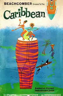 Beachcomber: Poster, Beachcomber Cruises to the Caribbean