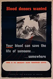 Donor: Poster: Blood Donors Wanted