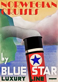 Funnel: Poster, Blue Star Luxury Line