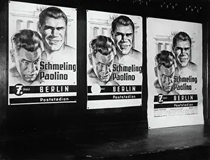 Paolino: The poster for the boxing match Max