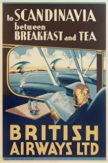 Quick: Poster, British Airways to Scandinavia