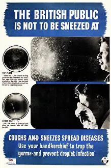 Coughs: Poster, The British public is not to be sneezed at