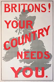 Britons: Poster, Britons! Your Country Needs You