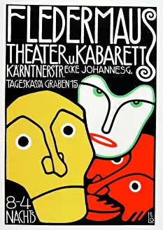 Fledermaus: Poster of the cabaret