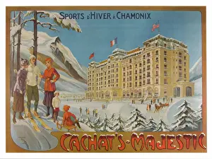 Chamonix: Poster, Cachat's Majestic Hotel