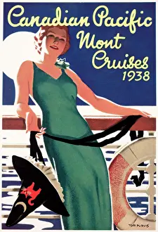 Lifebelt: Poster for Candian Pacific Mont Cruises