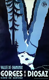 Gaston: Poster, Chamonix Valley, Diosaz Gorges