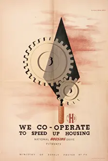 Cooperate: Poster, We co-operate to speed up housing
