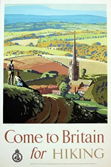 Idealised: Poster, Come to Britain for Hiking