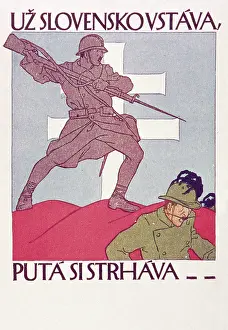 Poster, Czechoslovak Recruiting Office, WW1