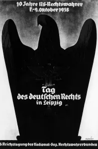 Professionals: Poster for the Day of German Law, 1938