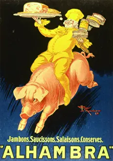 Alhambra: Poster design for Alhambra meat products