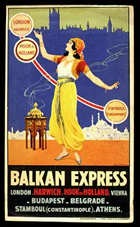 Hook: Poster design, Balkan Express