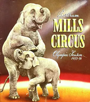 Bertram: Poster design for Bertram Mills Circus