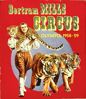 Bertram: Poster design for Bertram Mills Circus