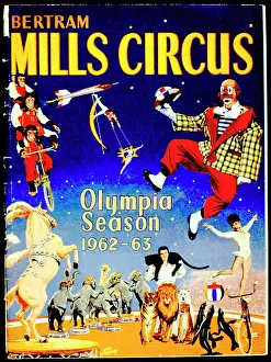 Bertram: Poster design for Bertram Mills Circus