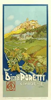 Varese: Poster design for Birra Poretti