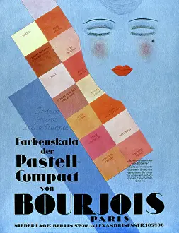 Lips: Poster design for Bourjois cosmetics