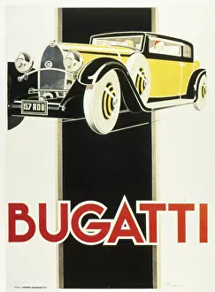 Bugatti: Poster design for the Bugatti motor car