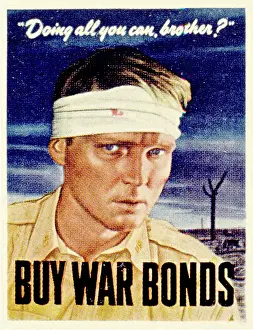 Bandaged: Poster design, Buy War Bonds