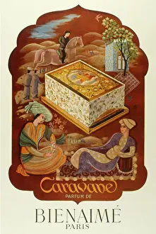 Caravane: Poster design for Caravane perfume by Bienaime