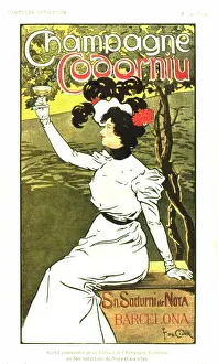 Retrograph: Poster design for Champagne Codorniu