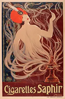 Hookah: Poster design, Cigarettes Saphir