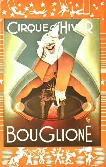 Cirque: Poster design for Cirque d'Hiver Bouglione