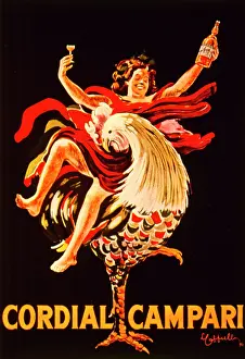 Rooster: Poster design for Cordial Campari