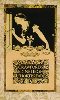 Biscuits: Poster design for Crawford's Edinburgh Shortbread