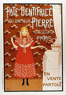 Flowered: Poster design for Dr Pierre toothpaste