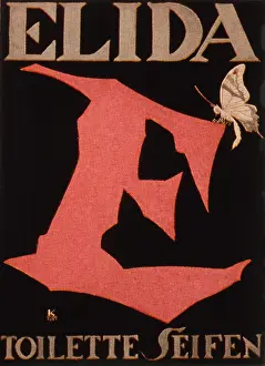 Perching: Poster design for Elida toilet soaps
