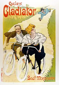 Montmartre: Poster design for Gladiator Cycles