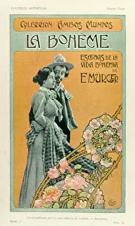 Thorns: Poster design for La Boheme, by Henry Murger