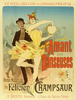 Felicien: Poster design for L'Amant des Danseuses, a novel