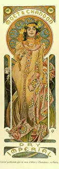 Alphonse: Poster design for Moet & Chandon Dry Imperial