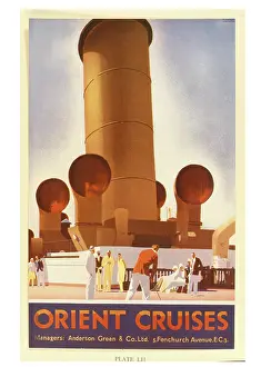 Cruises: Poster design for Orient Cruises