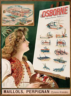 Osborne: Poster design, Osborne, Maillols, Perpignan, France