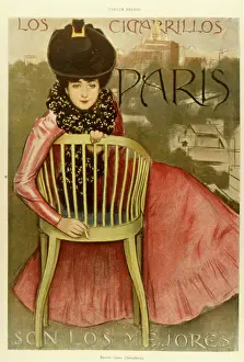Montmartre: Poster design for Paris cigarettes