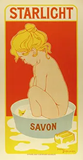Drowning: Poster design for Starlight Savon (soap)