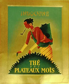 Idealised: Poster design for tea from Indochina