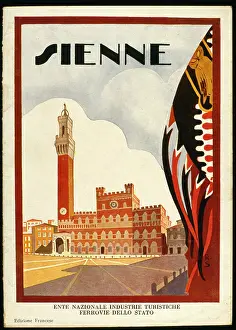 Campanile: Poster design for trips to Siena, Italy